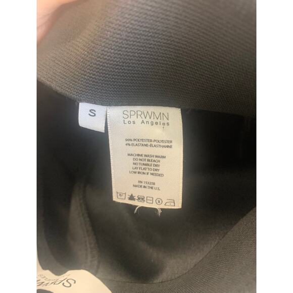 SPRWMN scuba Black Boot Cut Pants - Picture 8 of 8